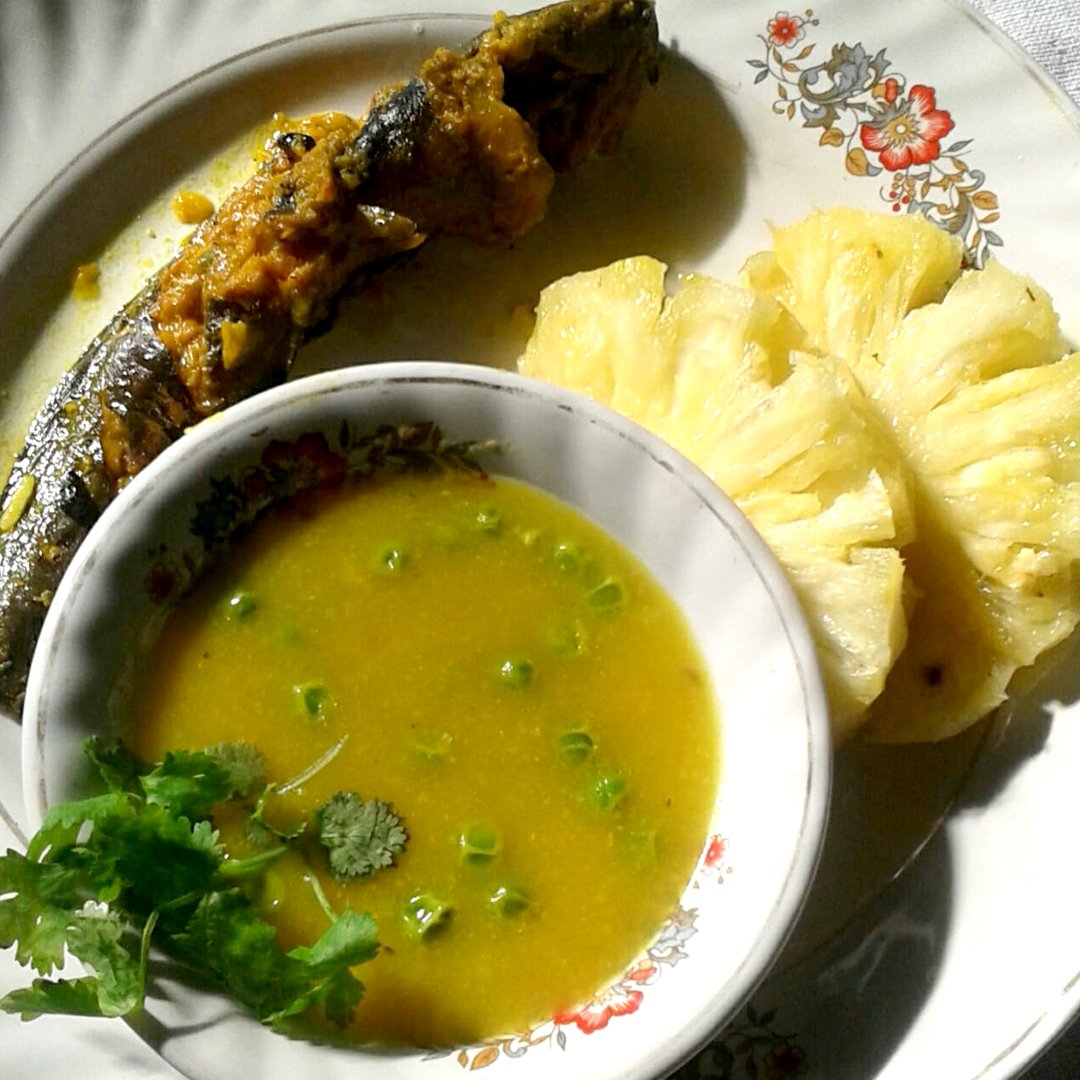 মাগুৰ মাছত মাটিকঠাল দিয়া আঞ্জা (নাৱাৰ নাজ্জী ইছলাম)